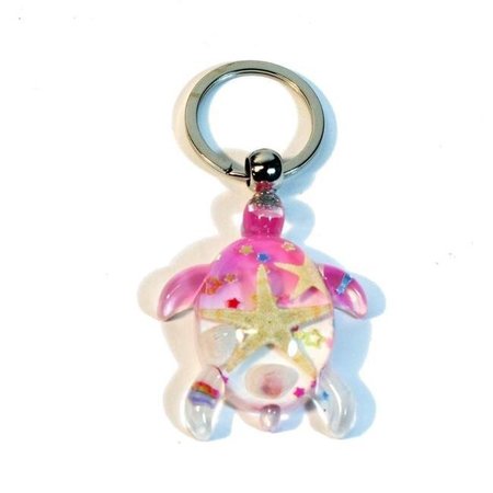 SURPRISE Turtle Shaped Key Chain; Pink SU639442